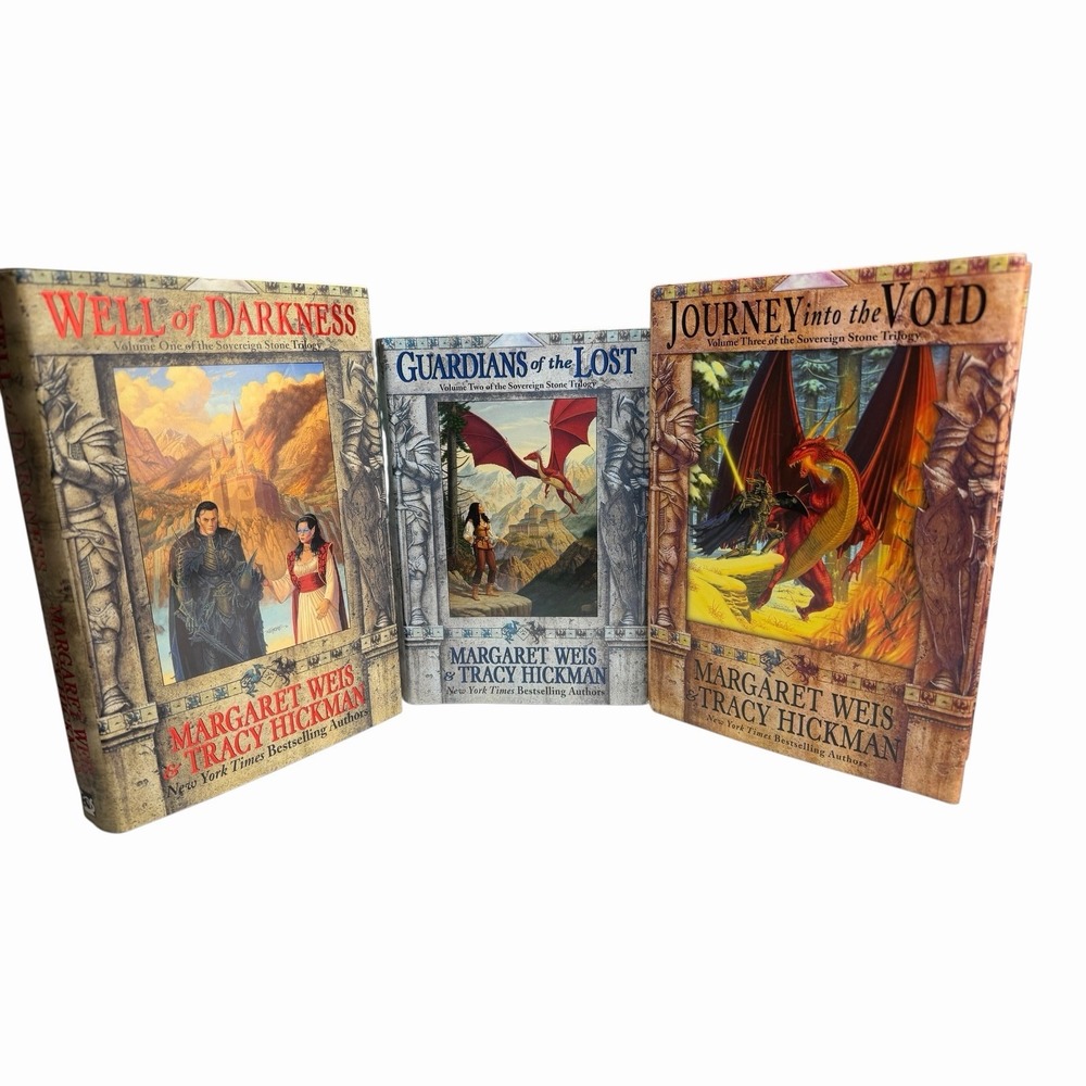 Sovereign Stone Trilogy Margaret Weis Tracy Hickman Complete Hardcover Book Set